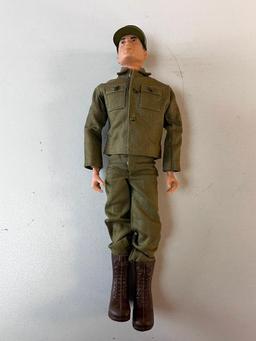 Vintage 1964 GI Joe Action Soldier with Army Outfit