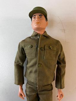 Vintage 1964 GI Joe Action Soldier with Army Outfit