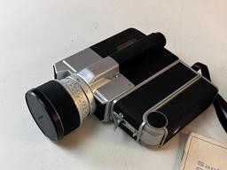 Vintage Sankyo Super Cm 600 Video Camera With Case and manual