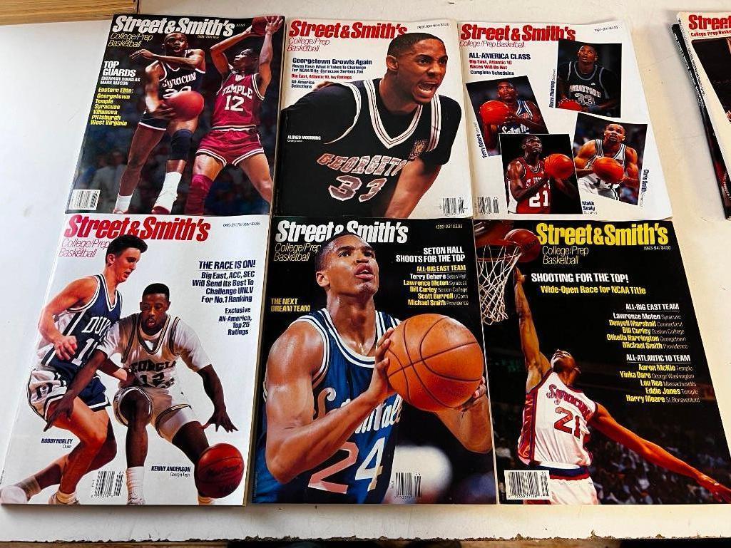 Lot of 33 Street & Smiths BASKETBALL Official Yearbooks 1964-2000's- Bird, Rick Barry and many More