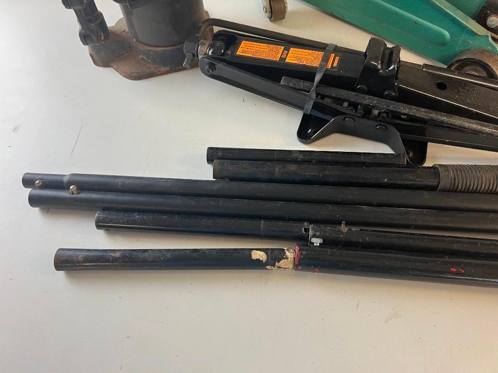 Lot of 4 Jacks, Floor, Car and 2 Bottle Jacks