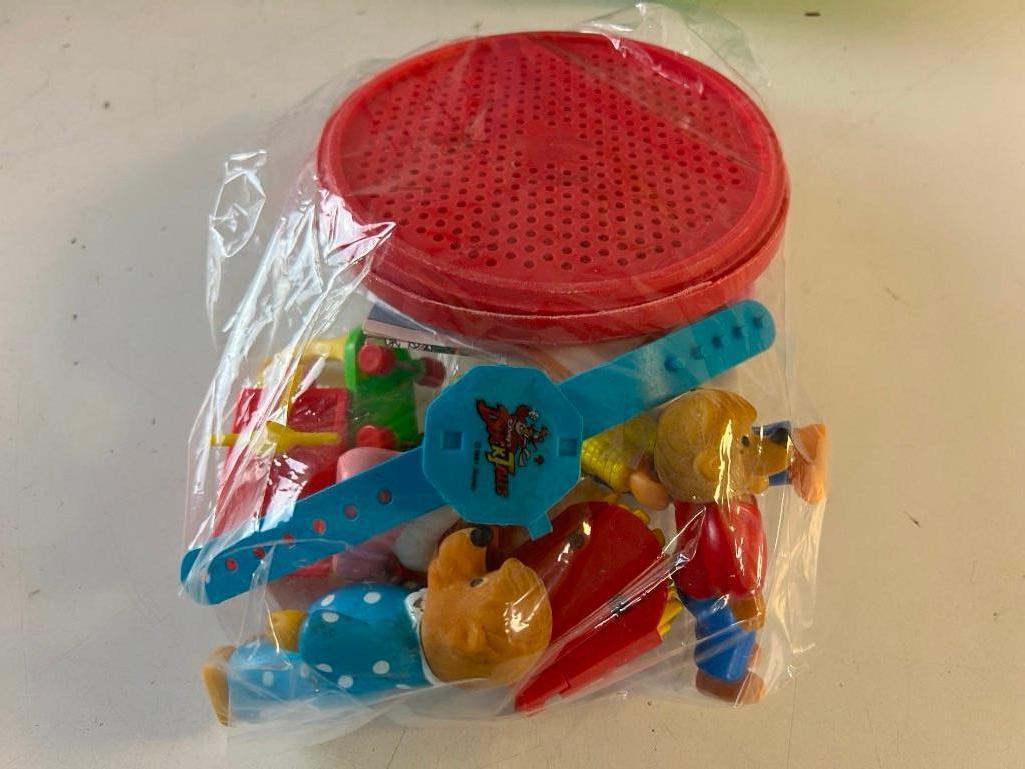 Lot of Vintage McDonalds Kids Meal Toys from the 1980"s-Muppets, Berenstain Bears and others
