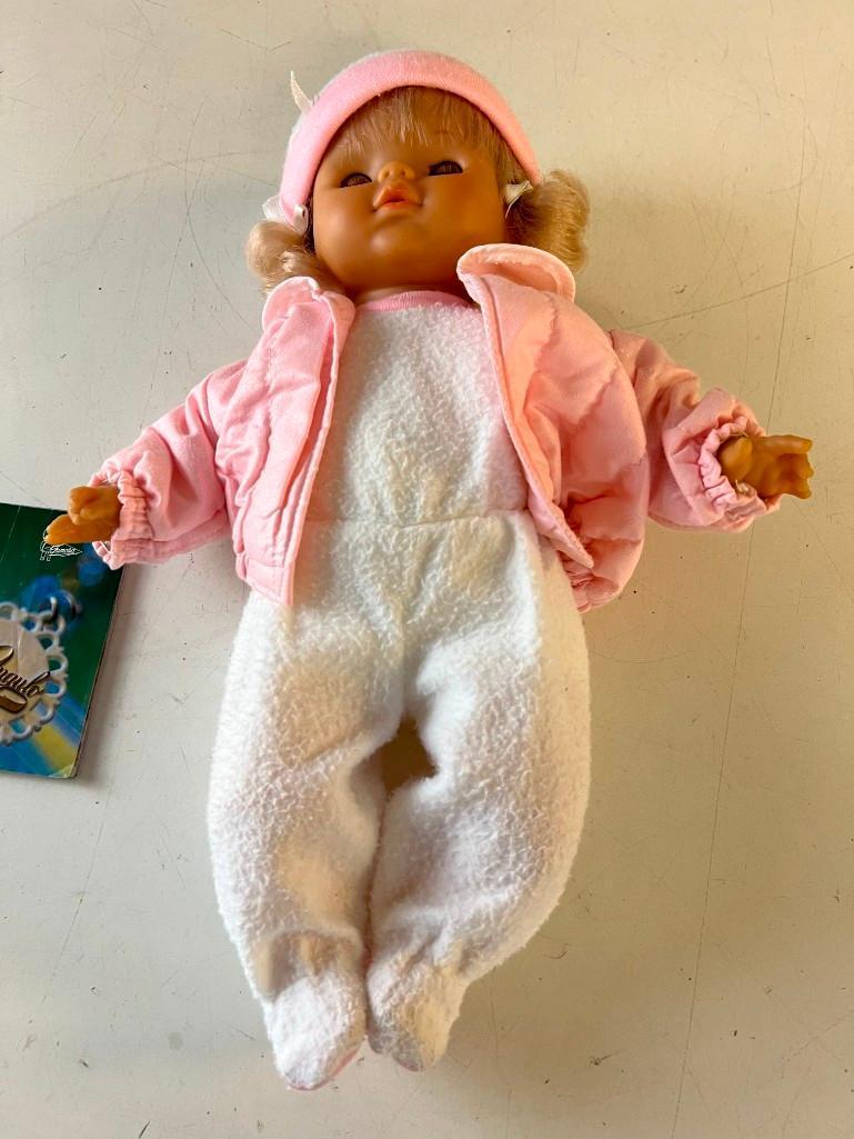 Vintage A. d'Angulo Famosa 15" Doll Blando-Mou-Soft Made In Spain