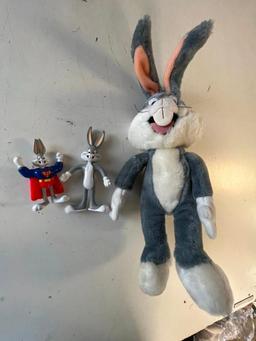 Bugs Bunny Plush plus 2 Toy Figures