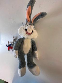 Bugs Bunny Plush plus 2 Toy Figures