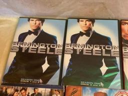 Lot of DVD TV Series Sets Seasons-Perry Mason, Remington Steel, Six Million Dollar Man, Cheyenne