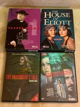 Lot of DVD TV Series Sets Seasons BBC- Father Brown, Doctor Foster, Handmaid's Tail, House Of Eliott