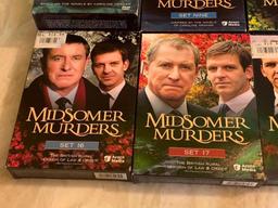 A & E Midsomer Murders DVD Box Sets Lot of 8 Sets