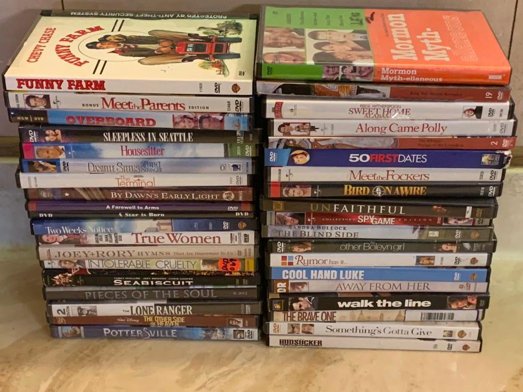 Lot of 38 DVD Movies- Comedy, Drama, Action and others