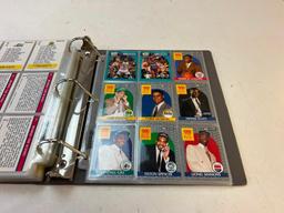 1990-91 Hoops Basketball Complete Card Set in Binder