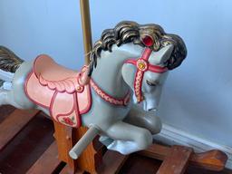 Hand Painted Carousel Rocking Horse