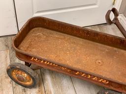 Vintage Radio Flyer Wagon Rustic would made a great yard art or planter