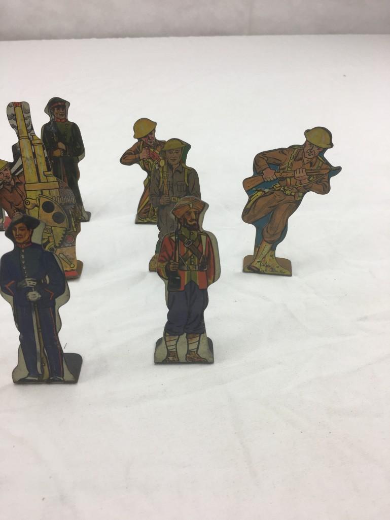 Lot of Soldiers made out of Metal Plates