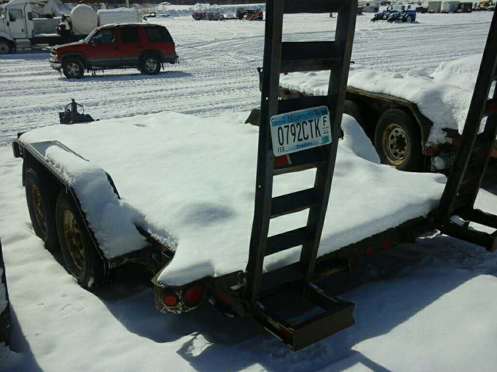 '97 Felling FT10E TA Skid Steer Trailer