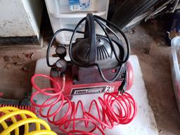 Air Tank, Air Compressor, Cleaning Supplies