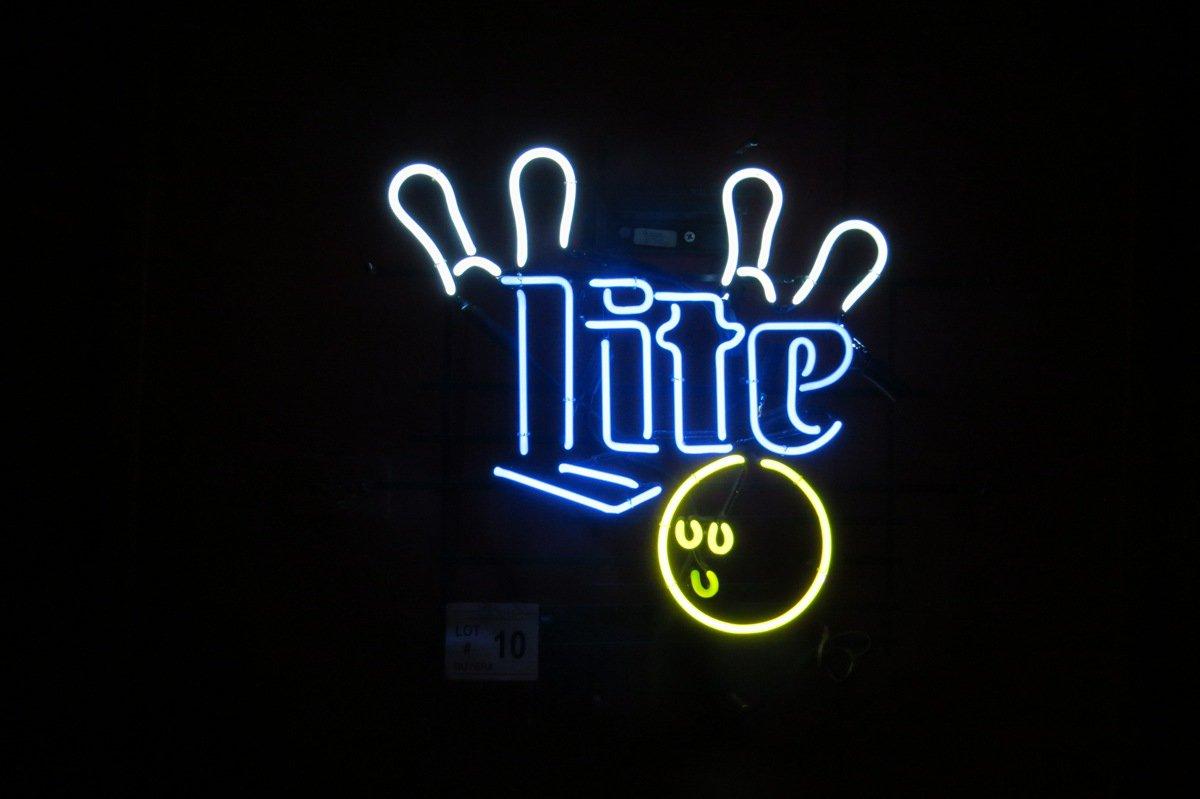 Miller Lite Bowling Neon Light.