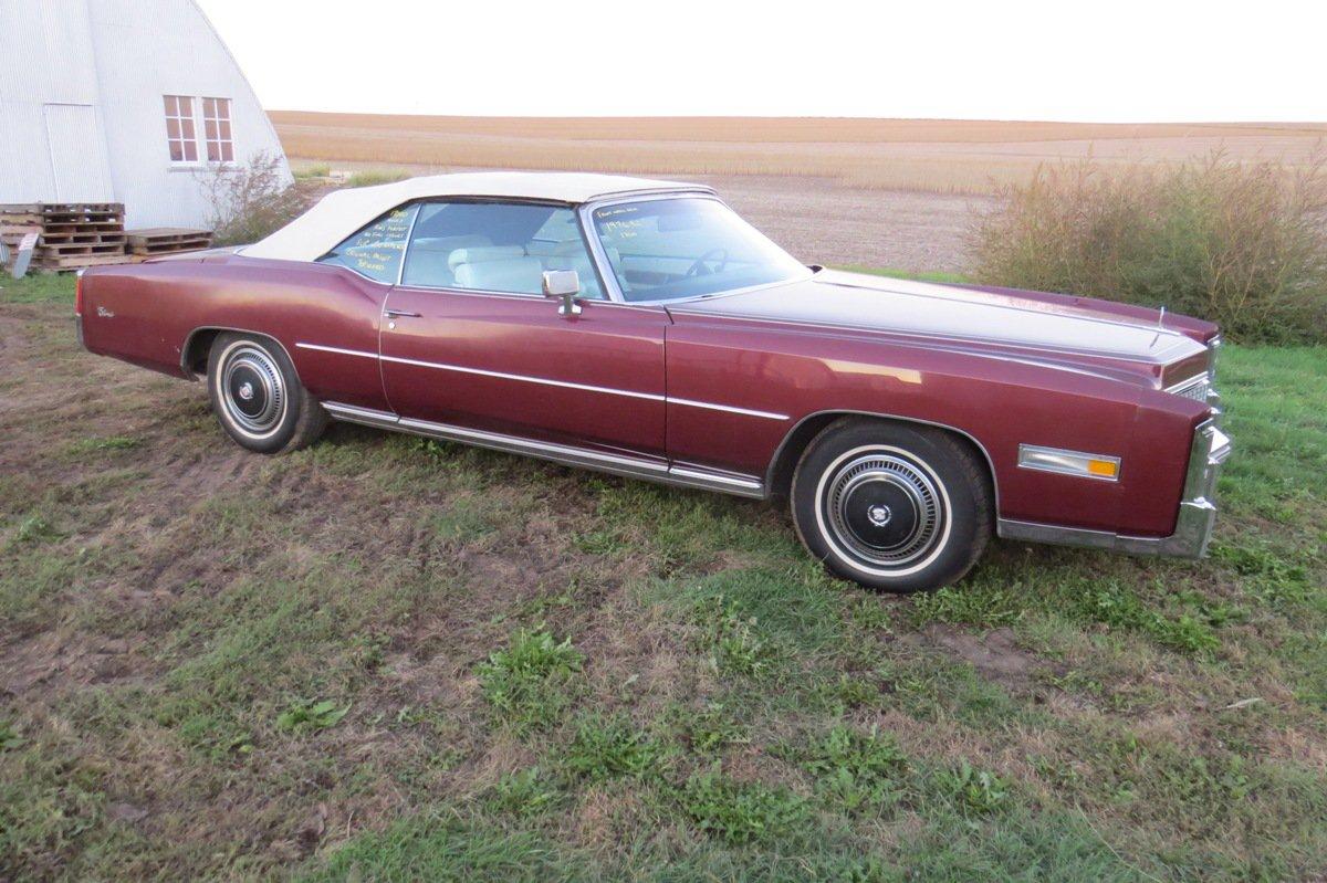 1976 Cadillac Eldorado Convertible, VIN #6L6756Q105898, 500 Cubic Inch V-8 Gas Engine, Automatic Tra