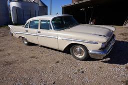 1959 Desoto 4-Door Sedan, V-8 Gas Engine, Automatic Transmission, Heat, No Air Conditioning, 23,343 