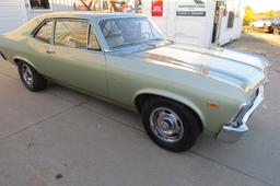 1969 Chevrolet Nova 2-Door Hardtop, VIN #113279W412089, 230 Turbo Thrift 6-Cylinder Gas Engine, Auto