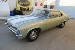 1969 Chevrolet Nova 2-Door Hardtop, VIN #113279W412089, 230 Turbo Thrift 6-Cylinder Gas Engine, Auto