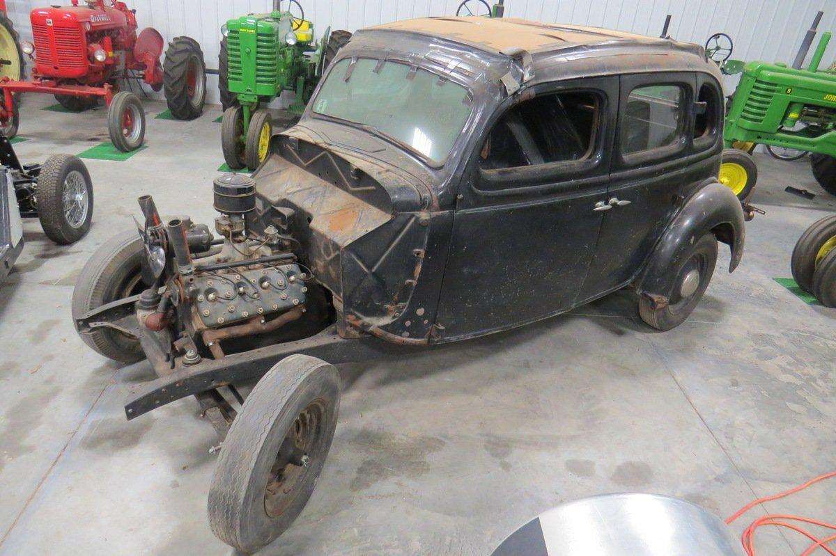 1936 Ford Fordor Sedan, Suicide Doors, V-8 Flathead Gas Engine, Original Unrestored Condition-Sells