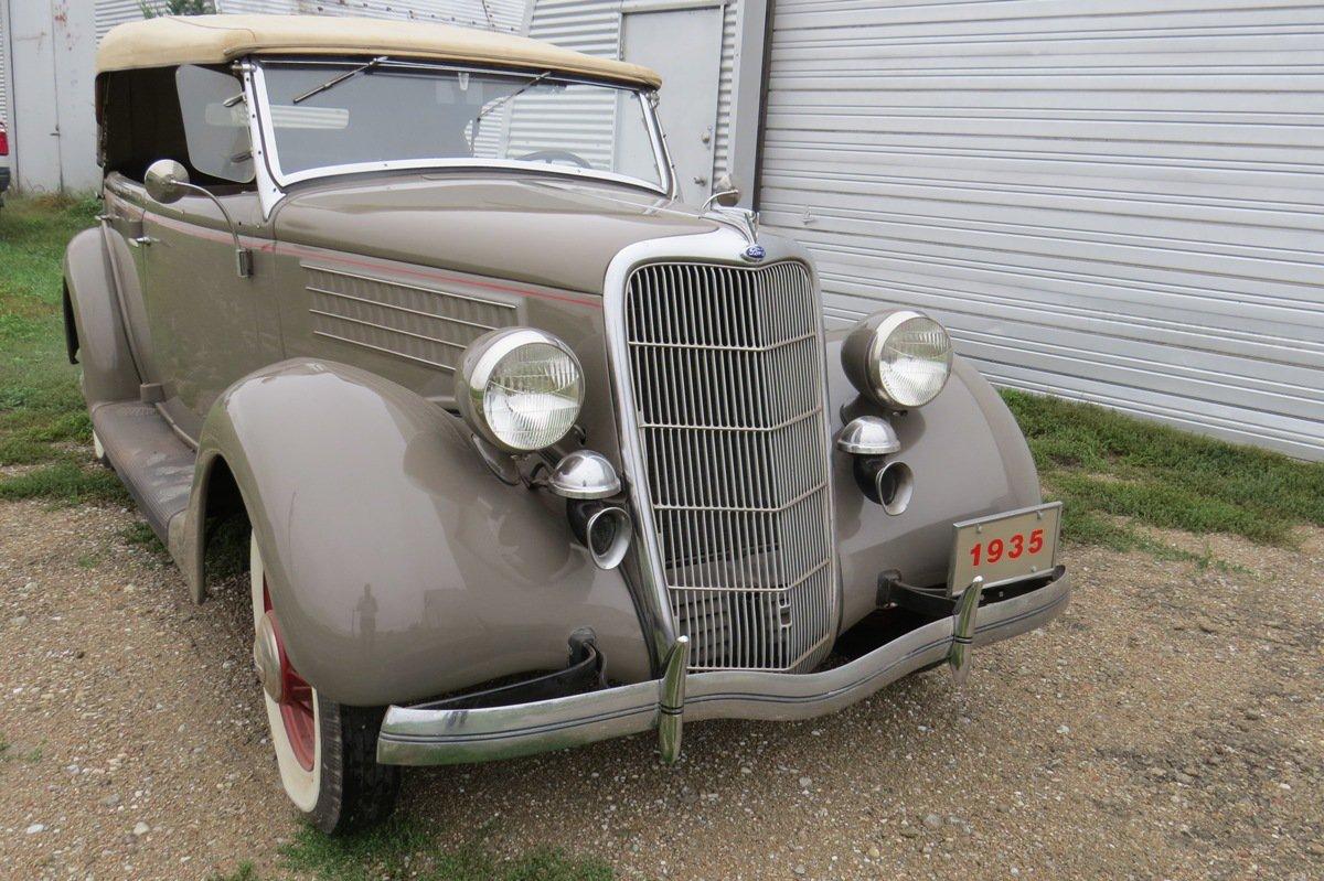 1935 Ford Phaeton 4-Door Convertible, Interior in Original Condition, Ford Flathead V8 Gas Engine, 3