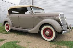 1935 Ford Phaeton 4-Door Convertible, Interior in Original Condition, Ford Flathead V8 Gas Engine, 3
