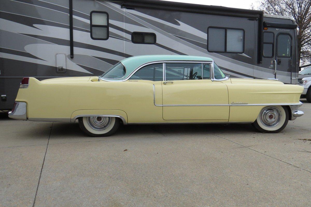 1955 Cadillac Coupe Deville, 331 V8 Gas Engine, Automatic Transmission, Factory Rear Air Conditionin