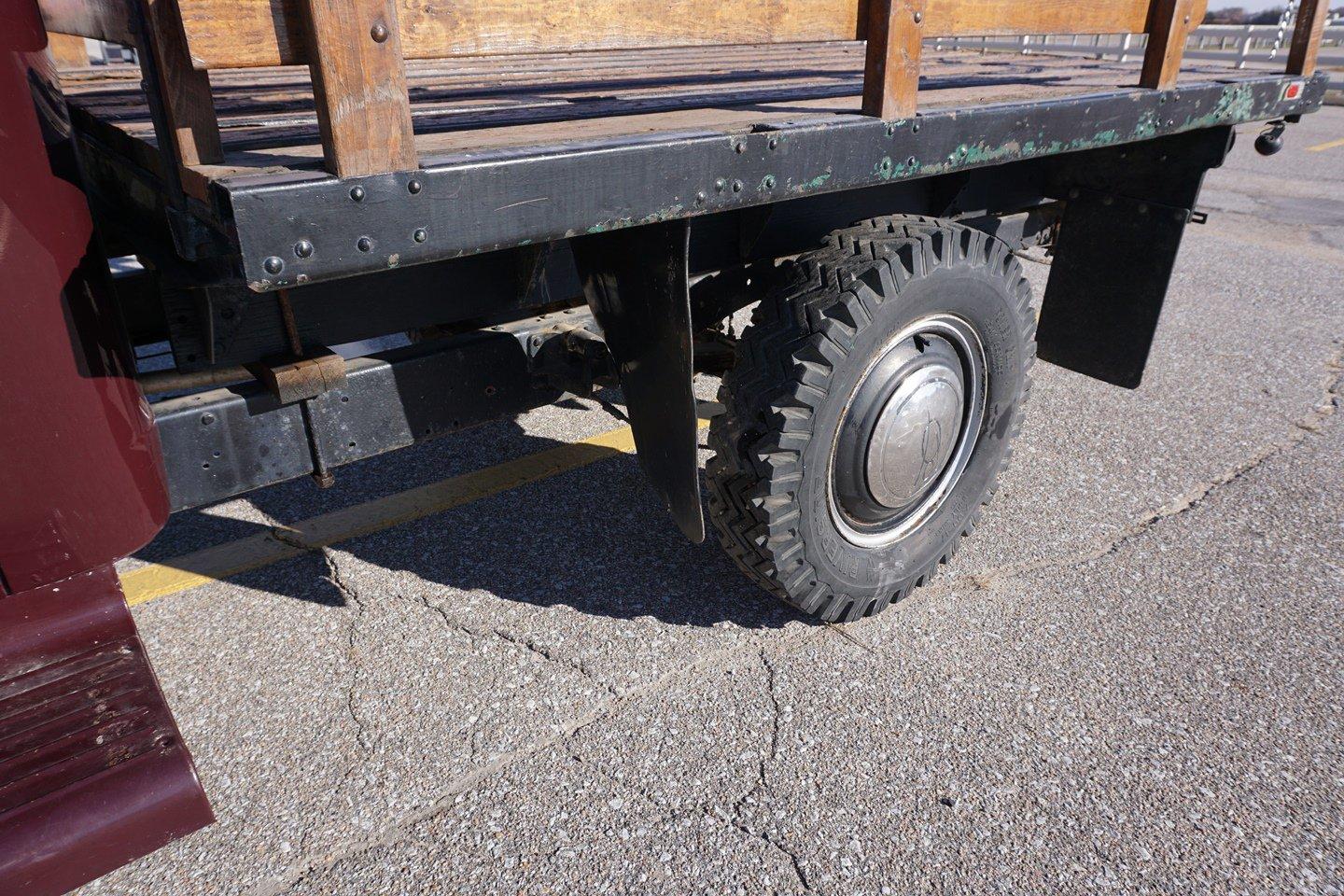 1940 Ford 3/4 Ton Flatbed Truck, V-8 Flathead Engine, Manual Transmission, 43,684 Miles on Tach,