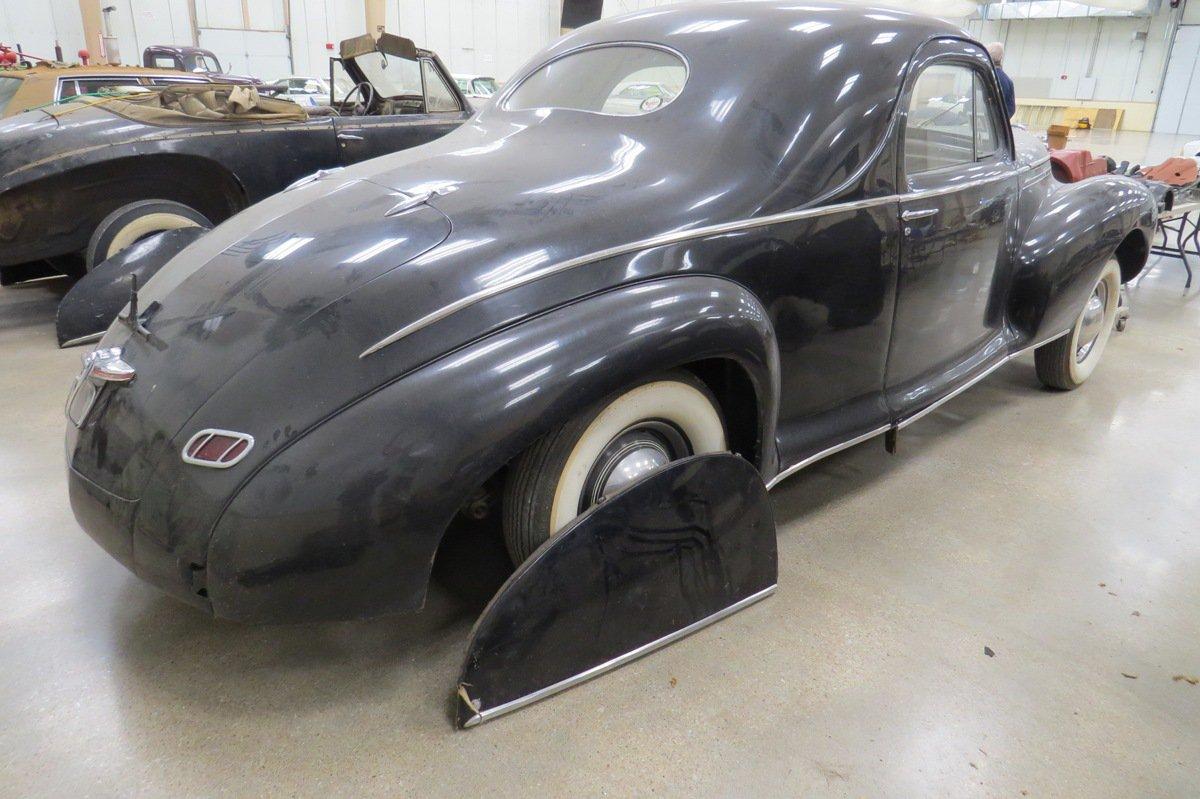 1940 Lincoln Zephyr 2-Door Coupe, Original Unrestored Condition, Engine Block Included-See Photos