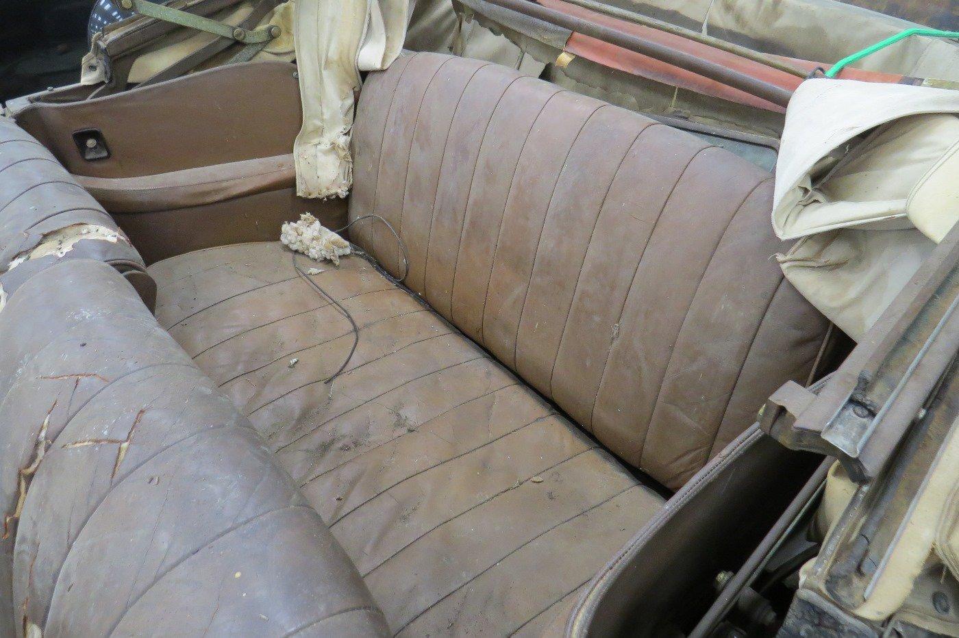 1940 Lincoln Zephyr 2-Door Convertible, Original Unrestored Condition, Convertible Top Frame is ther