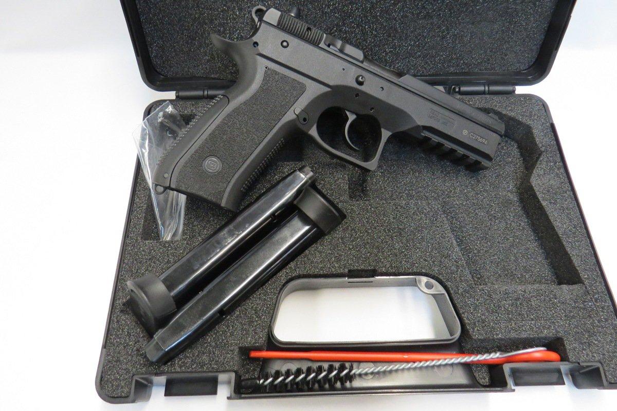 CZ Phantom 75 SP-01 Semi-Auto Pistol, SN# C275694, 9mm, (2) 18-Round Clips, Bottom Laser Rail, Clean