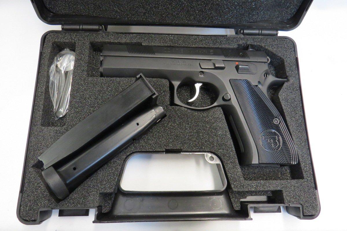 CZ Model 97B Semi-Auto Pistol, SN# C208993, .45 ACP, Laser Grips, (2) 10-Round Clips, with Original 