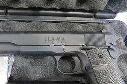 Llama Model Max-1 Semi-Auto Pistol, SN# LM16-00298, Laser Grips, .38 Super, (1) 8-Shot Clip, Origina