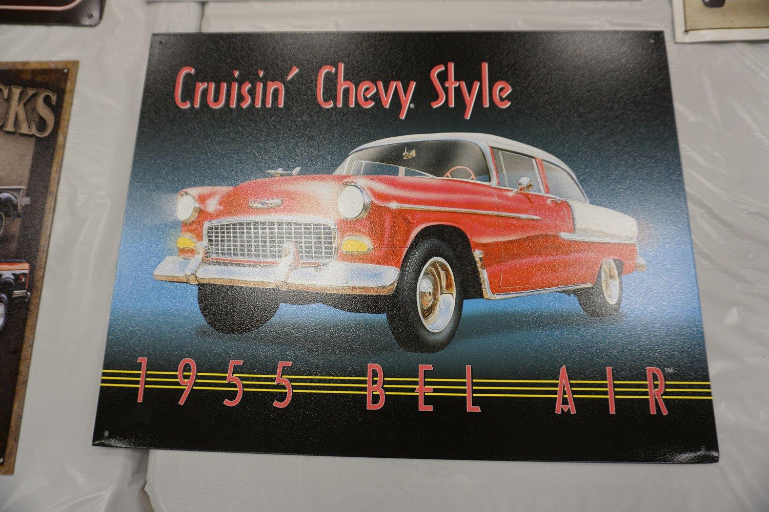 (2) Chevrolet Bel Air Metal Signs.
