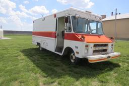 1978 Chevrolet Step Van,  VIN # CPS3583323485, V-8 Gas Engine,  Automatic Transmission,  Air Conditi