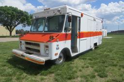 1978 Chevrolet Step Van,  VIN # CPS3583323485, V-8 Gas Engine,  Automatic Transmission,  Air Conditi