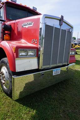 1985 Kenworth Model W900B Conventional Day Cab Truck Tractor, VIN# 1XK4DE9X9FS327248, Caterpillar 34