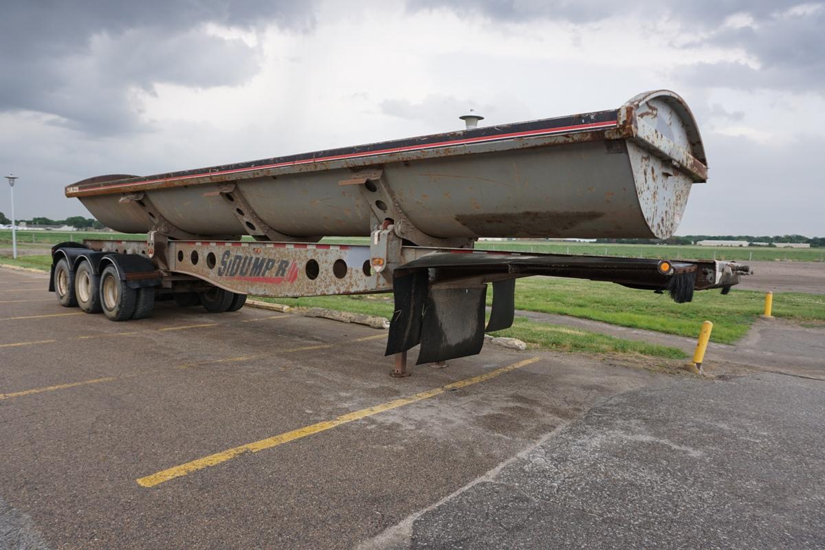 2007 Sidumpe'r Model 325  Triple Axle Side Dump Trailer, VIN#  1YPF542397POO2111, 80,000lb. GVW, Air