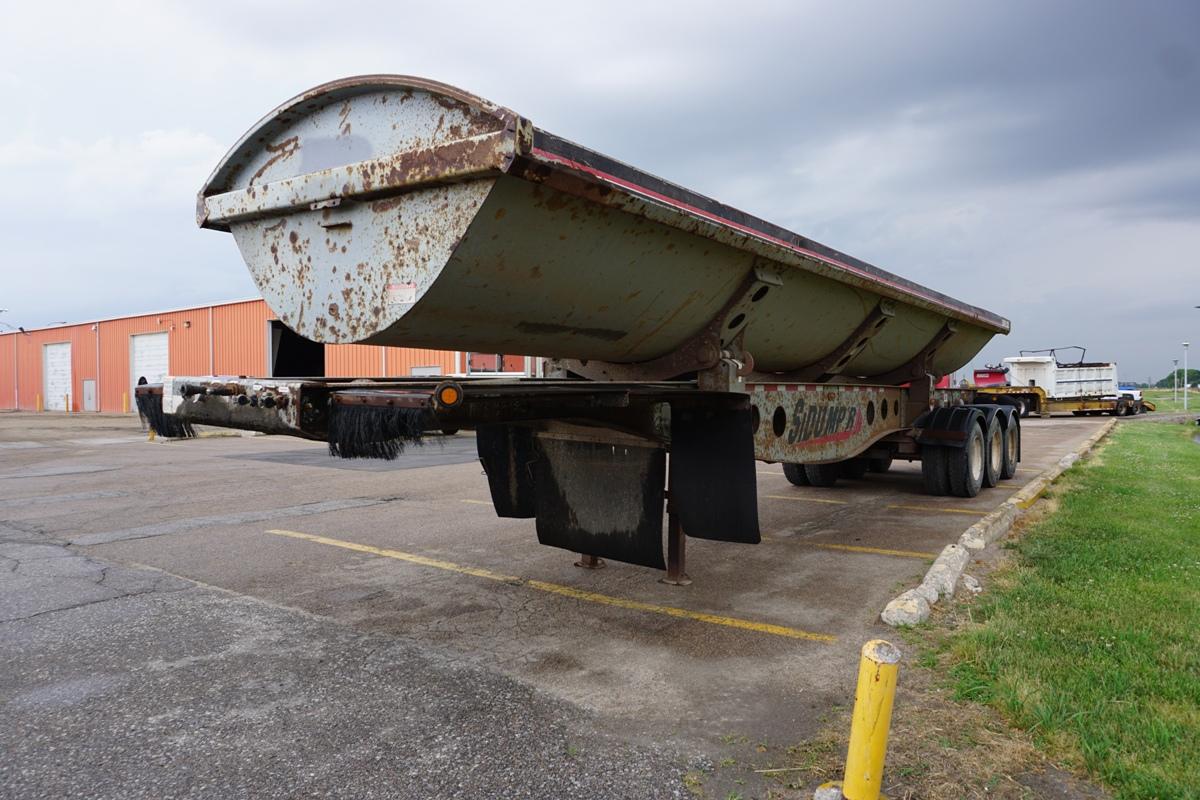 2007 Sidumpe'r Model 325  Triple Axle Side Dump Trailer, VIN#  1YPF542397POO2111, 80,000lb. GVW, Air