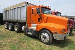 1992 Kenworth Model T-600 Conventional Triple Axle Dump Truck, VIN #1XKAD69X6NJ580808, Cummins N-14 