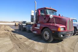 1995 Kenworth Model T-600 Triple Axle Conventional Day Cab Truck Tractor, VIN# 1XKAD69X1SR66377, Cum