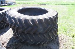 (4) New Goodyear 480/80R 46 Radial Tractor Tires (x$).