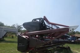 Case IHC Model 1020 Flex Grain Platform, SN# JJC0060044, Black Reel, Plastic Fingers, Poly Skid Plat