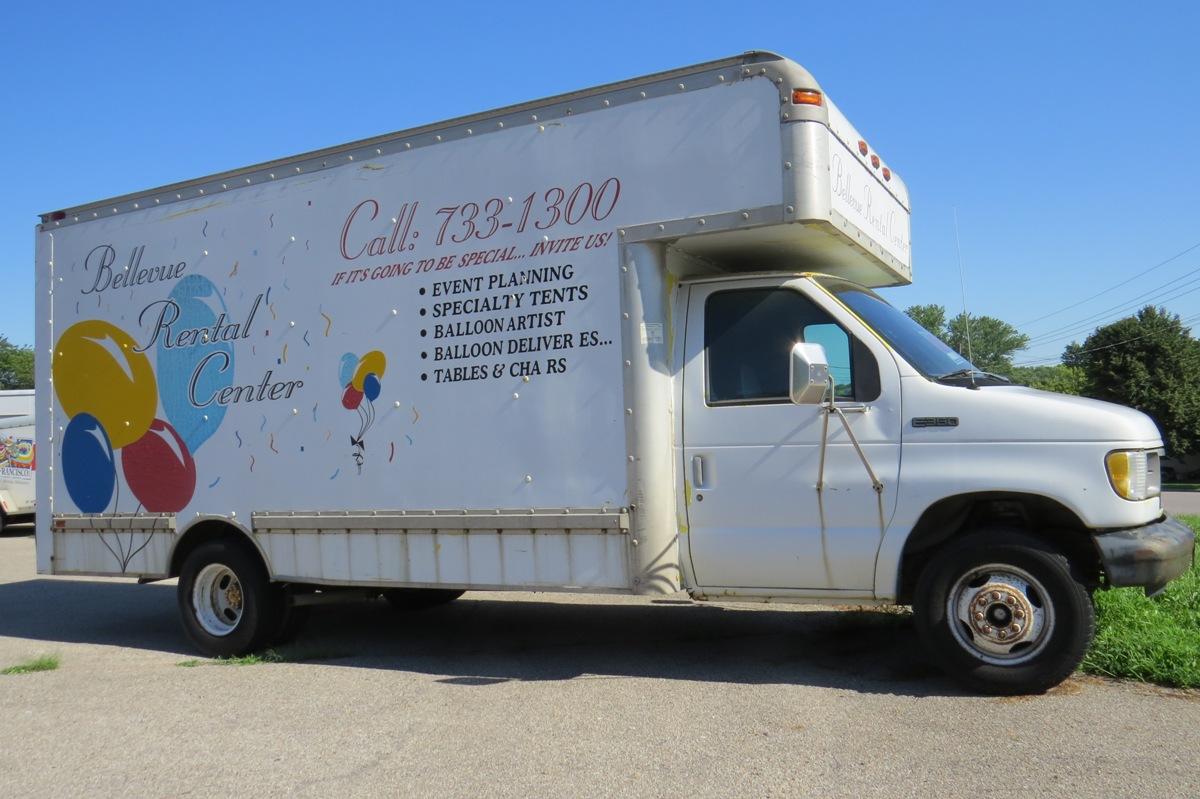 1993 Ford E-350 Cargo Van, VIN# 1FDKE37G2PHA57538, 7.5L V-8 Gas Engine, Automatic Transmission, Air 