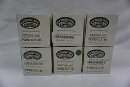 (6) Serie Speciale Limitata 1:43 Scale Models in Boxes, All Ford GT 40's, M