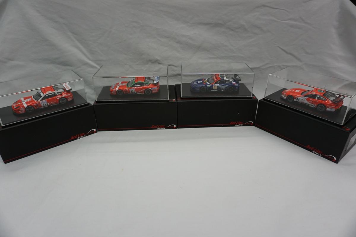 (4) Red Line 1:43 Scale Models in Boxes, Ferrari F550 Maranello (NIB) (All