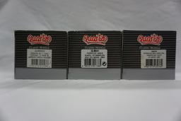 (3) Quartzo 1:43 Scale Models in Boxes, Porsche 906/6, 962C Long, 956 Long
