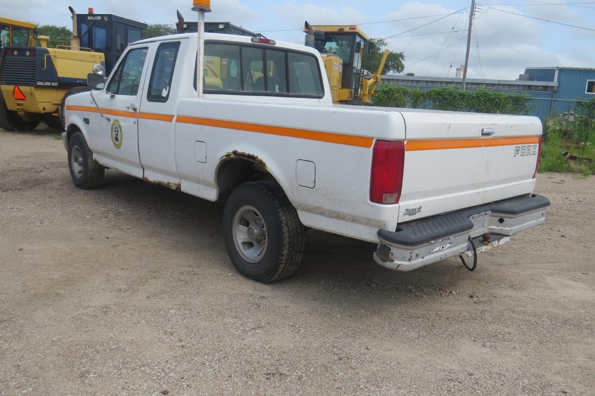 1995 Ford F-150 Extended Cab Pickup, VIN FTEZI5ISN3SKA97147, 5.0 Liter Gas Engine, Automatic Transmi