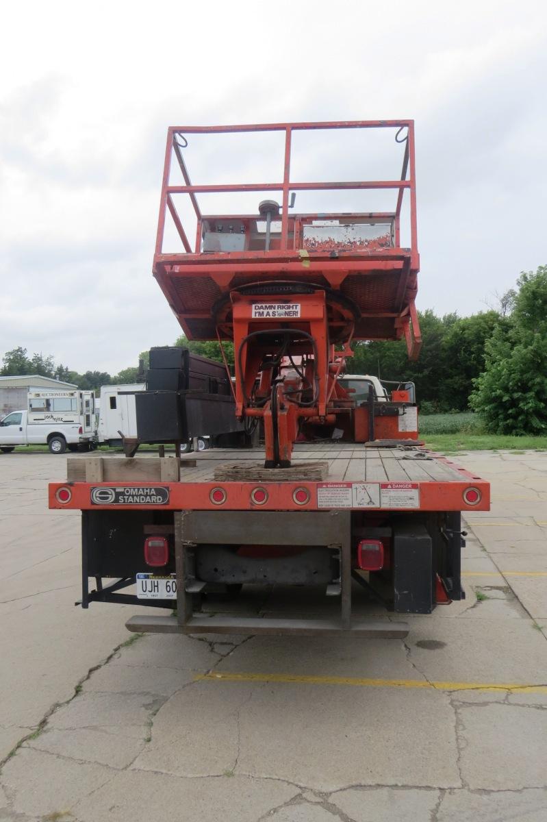 1996 Ford Model F-800 Single Axle Crane Truck, VIN# 1FDXF80C8TVA02930, Cummins Model 359 5.9 Liter T